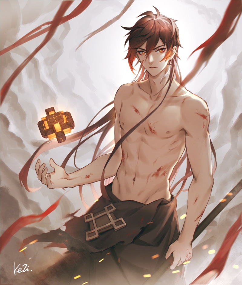 Zhongli (Genshin Impact), Genshin Impact, anime boys, 1080P