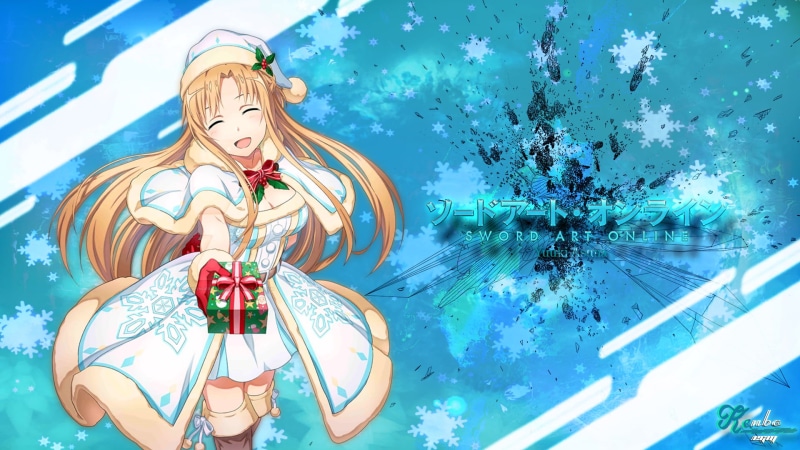 SAO Lost Song, Christmas ornaments, Sao fatal bullet, presents, Yuuki Asuna, Christmas, Sword Art Online: Fatal Bullet, anime, anime girls, Sword Art Online Alicization