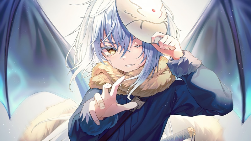 4K, Tensei Shitara Slime Datta Ken, Rimuru, anime boys