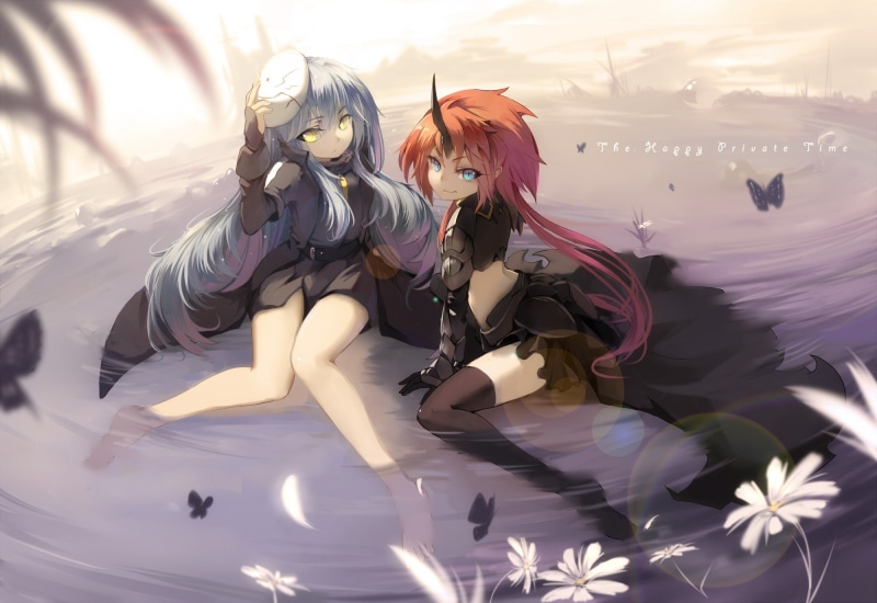 slime, 1080P, anime, water, shitara, tensei shitara slime datta ken, ken, datta, girls, tensei, anime girls, flowers