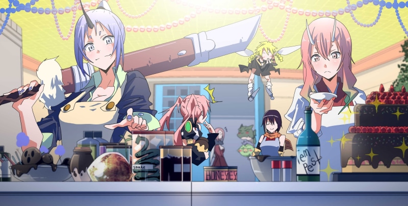 Souka (That Time I Got Reincarnated as a Slime), 2K, Milim Nava, Shuna (That Time I Got Reincarnated as a Slime), Ramiris (Tensei shitara Slime Datta Ken)