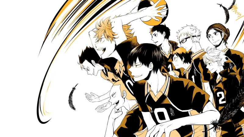 Koushi Sugawara, Asahi Azumane, 1080P, Shōyō Hinata, Haikyu!!, Anime, Ryuunosuke Tanaka, Tobio Kageyama, Kei Tsukishima, Yū Nishinoya, Daichi Sawamura
