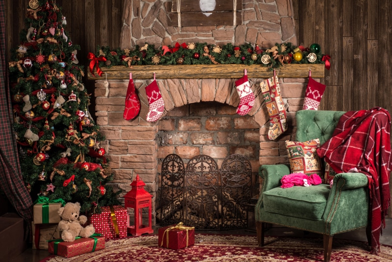 living Room, multi colored, architecture, indoors, decor, ornate, december, garland, green, toys, christmas Ornament, decoration, sofa, cultures, christmas Present