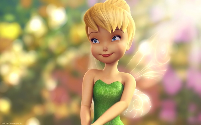 female likeness, wings, portrait, close-up, green color, tinkerbell, fashion, human representation, people, backgrounds, looking at camera, figurine, women