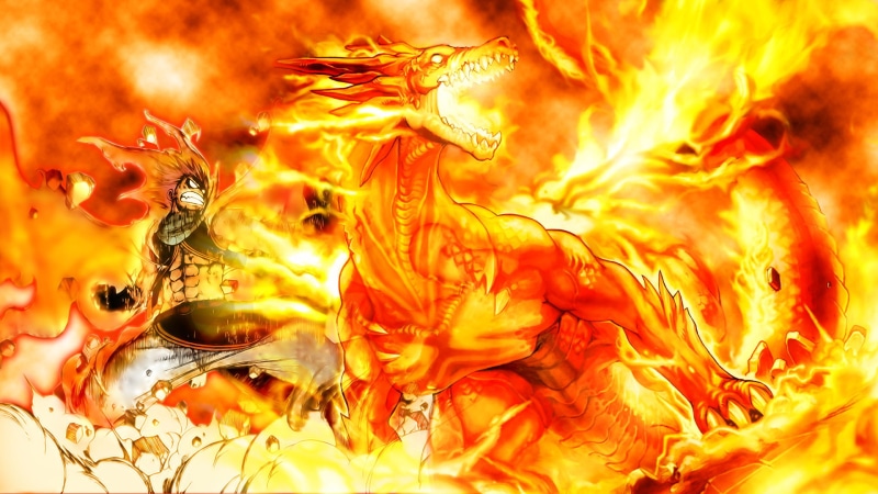 yellow, drink, pattern, Dragneel Natsu, 1080P, motion, burning, nature, heat - temperature, close-up, orange color, no people, full frame, Fairy Tail