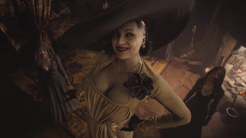 1080P, Resident Evil, lady dimitrescu, Video Game Horror, resident evil village