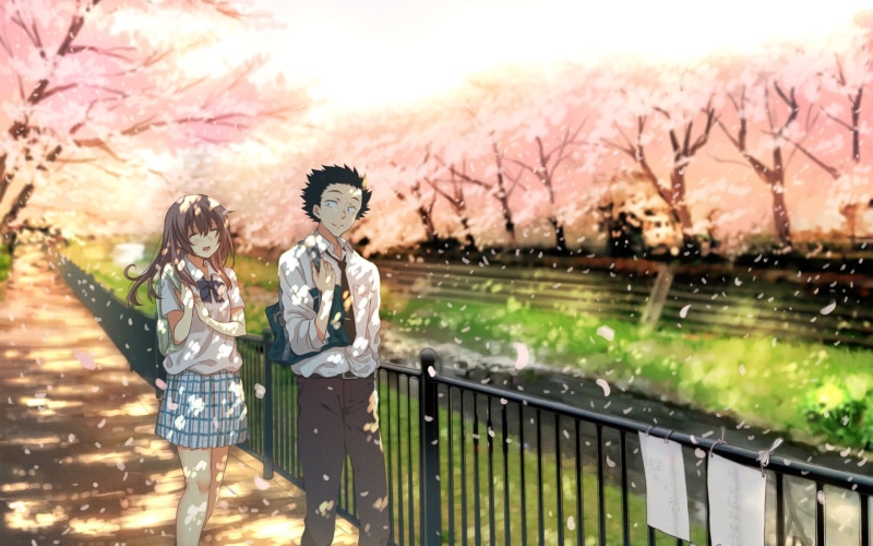 The Shock Nishimiya, Couple, Manga, A silent voice, You no katachi, Movie, Shouya Ishida, Nature, 1080P
