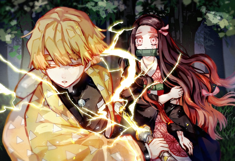 2K, Demon Slayer: Kimetsu no Yaiba, Nezuko Kamado, Zenitsu Agatsuma, Anime