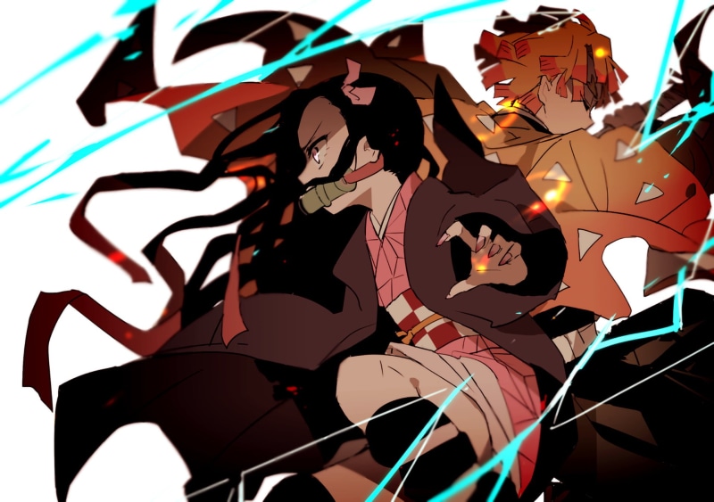 1080P, Zenitsu Agatsuma, Demon Slayer: Kimetsu no Yaiba, Anime, Nezuko Kamado