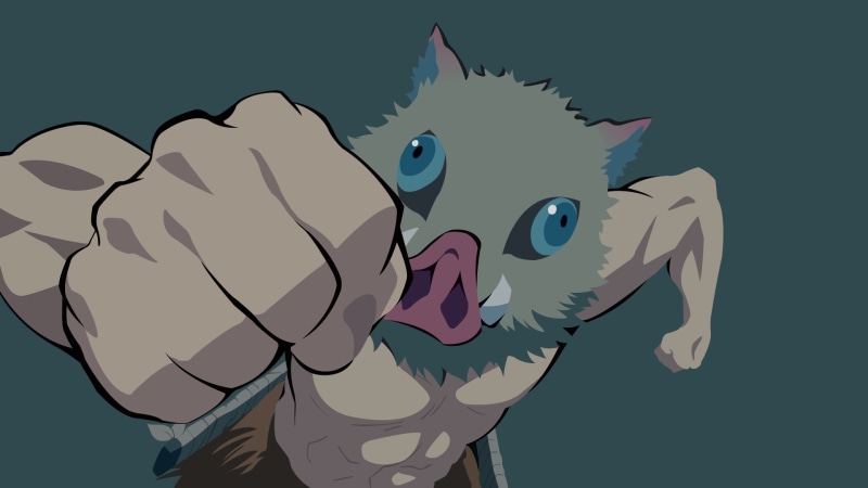 Inosuke Hashibira, Anime, Kimetsu no Yaiba, 1080P, Demon Slayer: Kimetsu no Yaiba