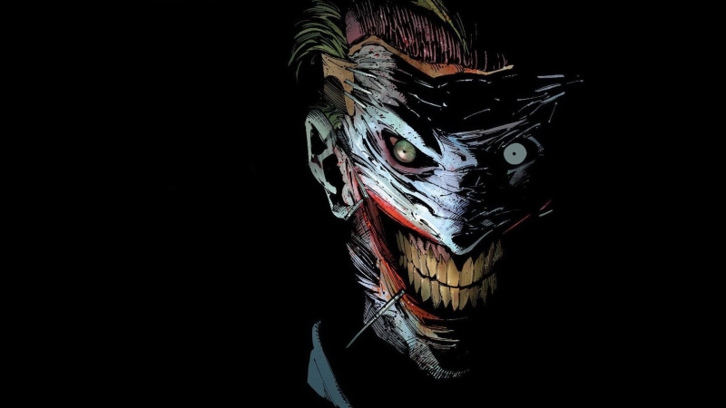 scars, DC Comics, feather, spooky, Joker, mask, artwork, animal, human Face, comic books, 1080P, illustration, fear, bird, backgrounds, art, halloween