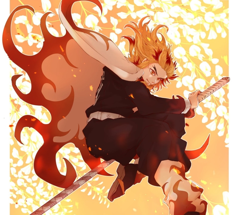 Demon Slayer: Kimetsu no Yaiba, Anime, 1080P, Kyojuro Rengoku