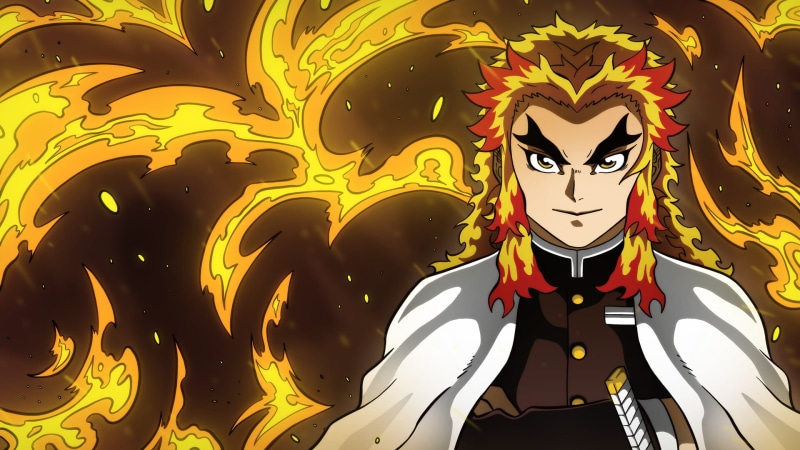 Kyojuro Rengoku, Demon Slayer: Kimetsu no Yaiba, 1080P, Anime