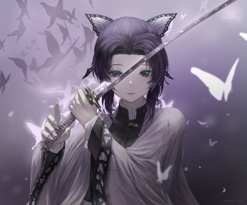 Demon Slayer: Kimetsu no Yaiba, 1080P, Shinobu Kochou, Anime