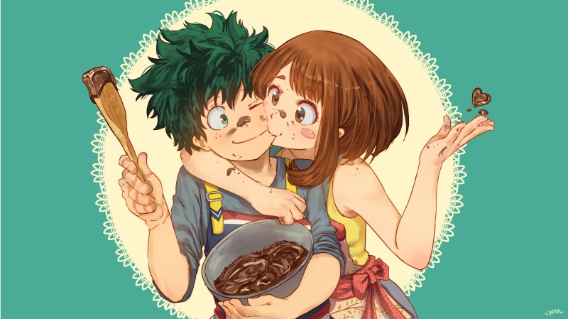 Ochaco Uraraka, Anime, My Hero Academia, 5K, Izuku Midoriya
