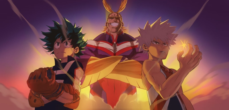 Izuku Midoriya, people, Anime, hero, human representation, freedom, All Might, digital, representation, Toshinori Yagi, group of people, religion