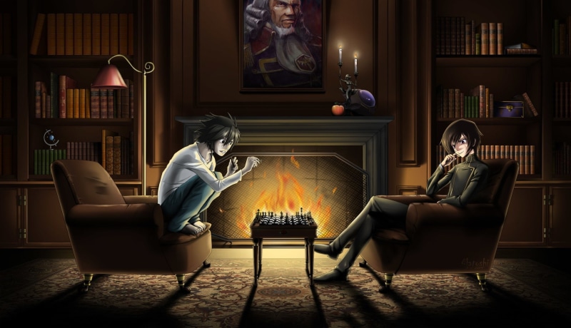 L (Death Note), 1080P, Crossover, Code Geass, Death Note, Lelouch Lamperouge, Anime