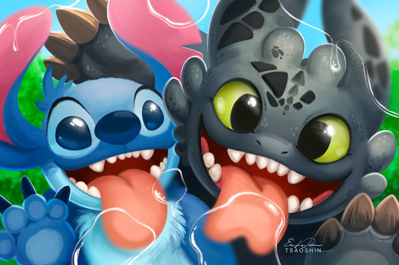 plastic, animal representation, variation, full frame, Stitch (Lilo and Stitch), Movie, sunlight, multi colored, helmet, no people, still life, blue