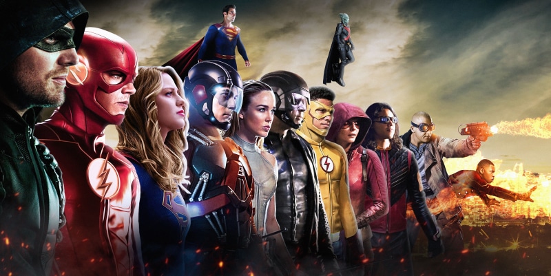 Superman, Legends of Tomorrow, DC Comics, Superheroes, White Canary, 5K, Firestorm, Atom, Supergirl, DC TV Crossover, Arrow, 5K, The Flash