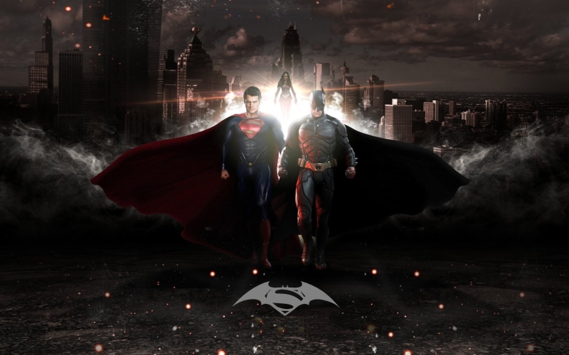 smoke - Physical Structure, man, Marvel, celebration, fantasy, front view, city, magic, Wonder Woman, uniform, Bruce Wayne, Henry Cavill, adult, dark, by Wagner Tamborin