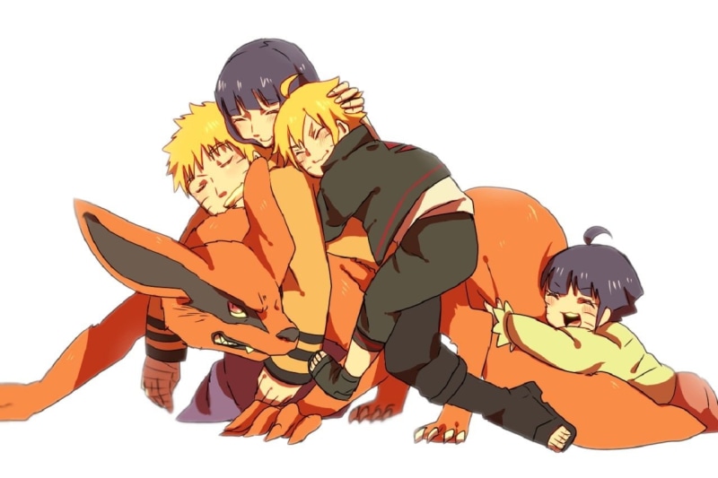 vector, Himawari Uzumaki, representation, cartoon, Boruto Uzumaki, Naruto, front view, illustrations And Vector Art, art and craft, men, Naruto Uzumaki
