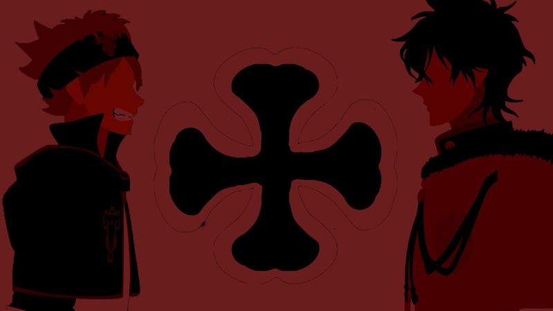 Anime, Black Clover, Black, 1080P, Yuno (Black Clover), Red, Asta (Black Clover)