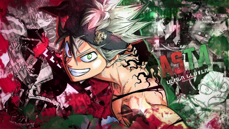 1080P, Heterochromia, Asta (Black Clover), Anime, Black Clover