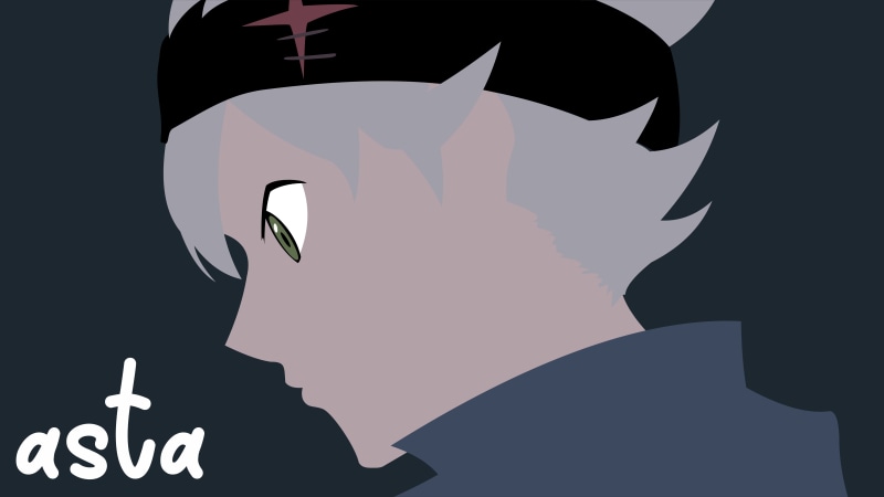 Asta (Black Clover), 5K, Black Clover, Anime