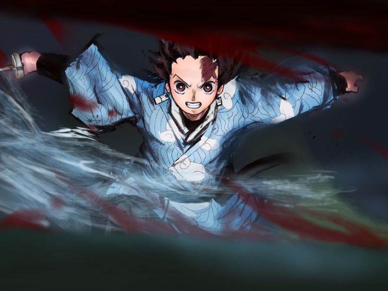 Tanjirou Kamado, Anime, 4K, Demon Slayer: Kimetsu no Yaiba