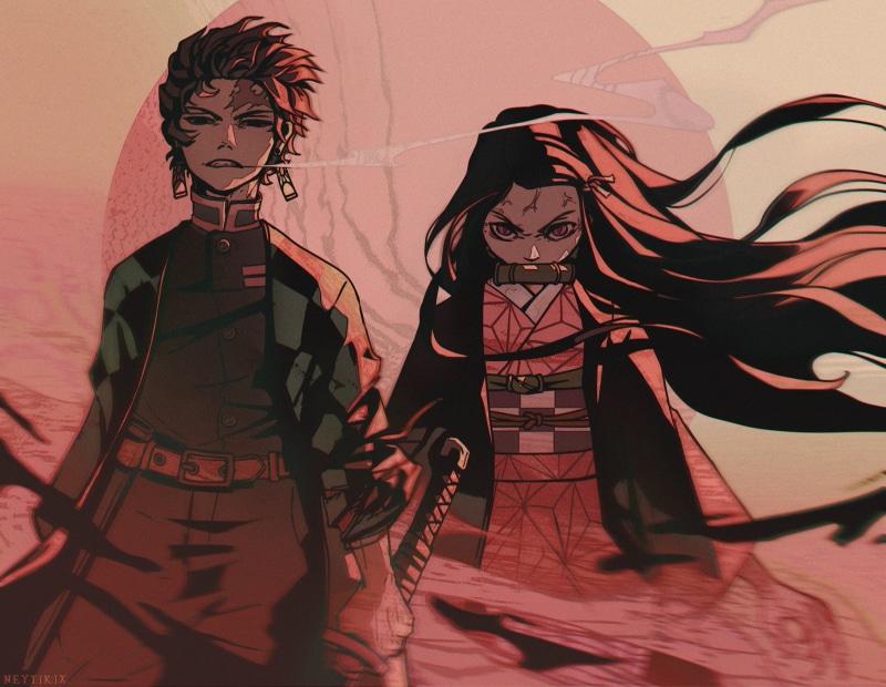 Kamado Nezuko, 2K, Kimetsu no Yaiba, Tanjiro Kamado