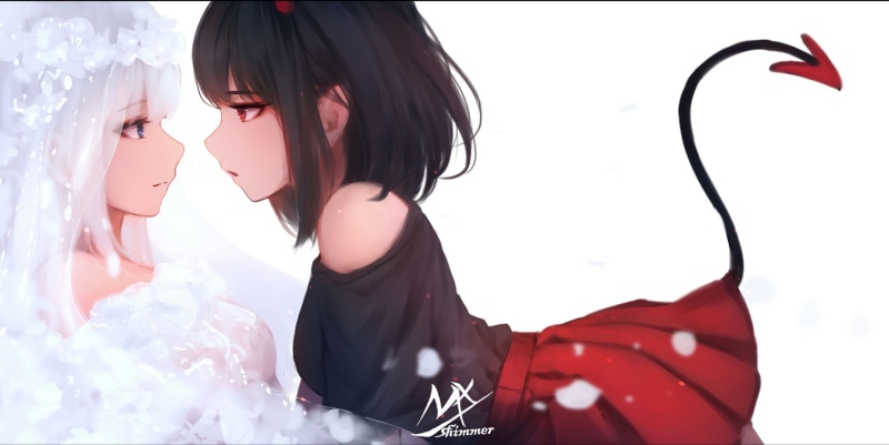 Original, Angel, Anime, Demon, 1080P, Girl