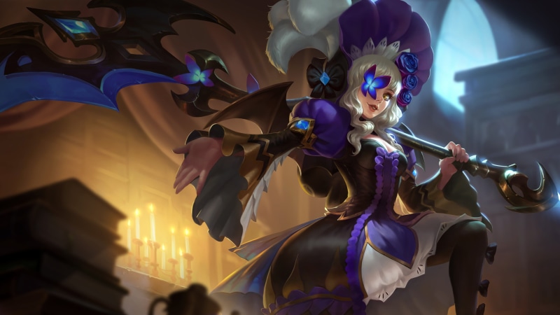 4K, ruby, Hidden Orchid Butterfly, Mobile Legends
