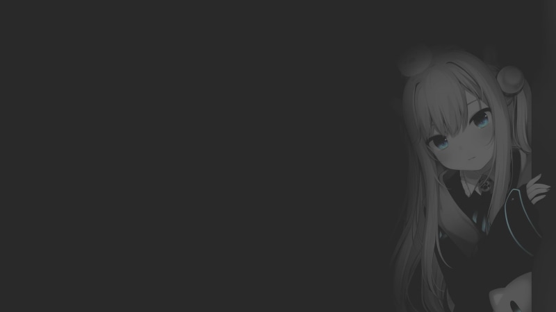 manga, dark background, minimalism, monochrome, texture, fan art, anime girls, 1080P, selective coloring, nekoha shizuku, anime, neko ears, illustration