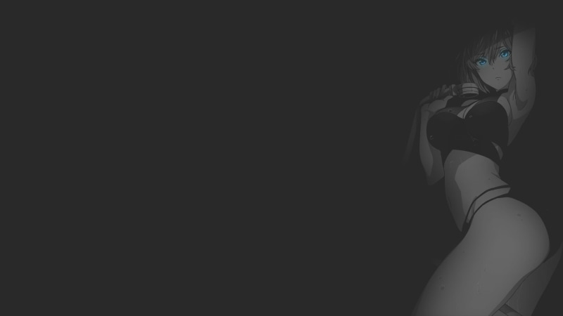 Sakamoto Masaru, fan art, illustration, minimalism, Mujina Megami, anime girls, manga, dark background, anime, ecchi, 1080P, monochrome