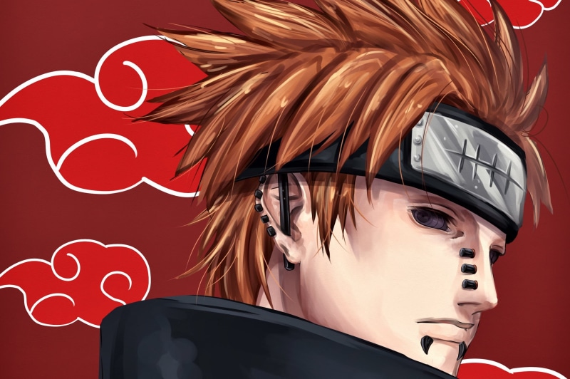 Naruto, Akatsuki (Naruto), Pain (Naruto), Rinnegan (Naruto), 2K