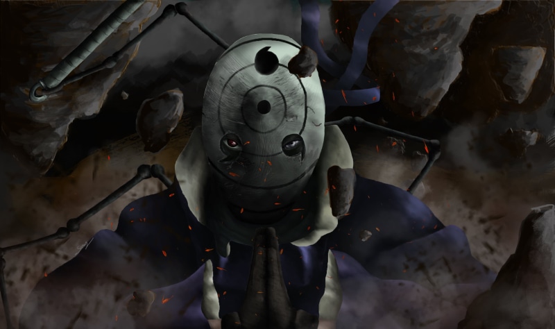 Obito Uchiha, Rinnegan (Naruto), Sharingan (Naruto), 1080P, Naruto