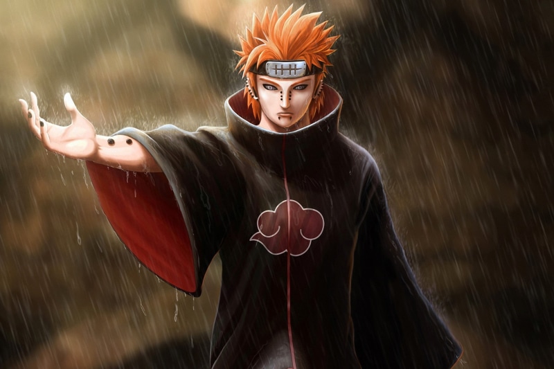 Anime, Rinnegan (Naruto), Naruto, Pain (Naruto), 1080P, Akatsuki (Naruto)