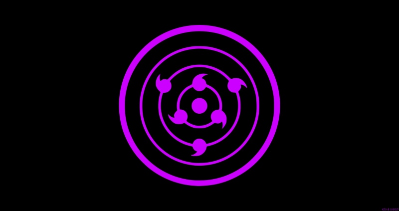 8K, Minimalist, Rinnegan (Naruto), Naruto, Anime