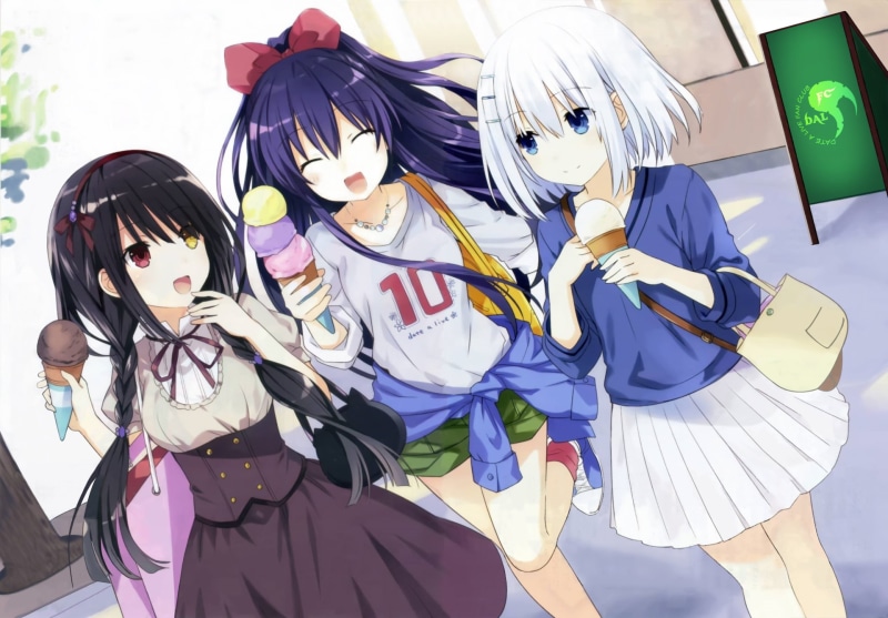 Kurumi Tokisaki, Date A Live, 1080P, Origami Tobiichi, Tohka Yatogami, Anime