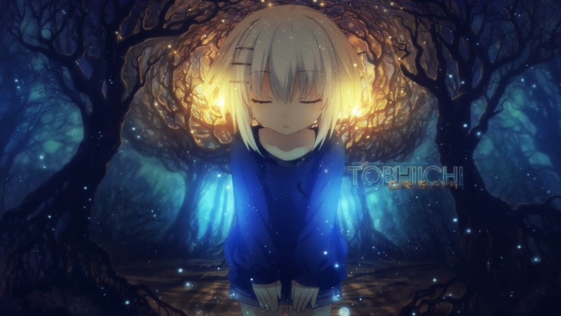 female likeness, mannequin, glass - material, front view, Origami Tobiichi, transparent, blue, Anime, close-up, Date A Live, illuminated, no people, disguise