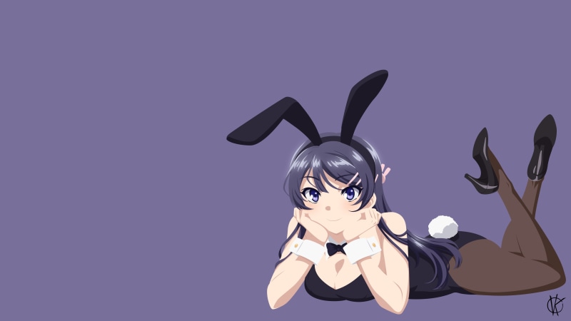 bunny suit, anime girls, Sakurajima Mai, Seishun Buta Yarō wa Bunny Girl-senpai no Yume wo Minai, bunny ears, 4K