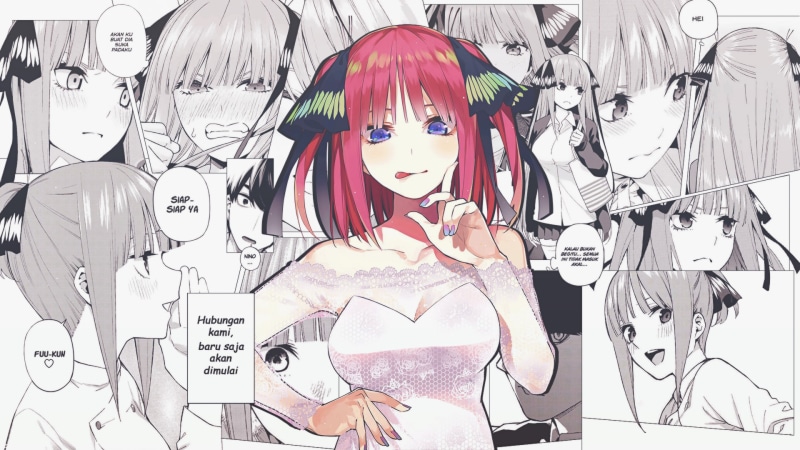 1080P, anime girls, Nino, anime, Go-Toubun no Hanayome, 5-toubun no Hanayome, manga, Nakano