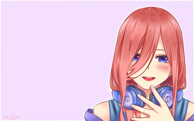 Anime, Miku Nakano, 1080P, Go Toubun No Hanayome, The Quintessential Quintuplets, Smile, Girl