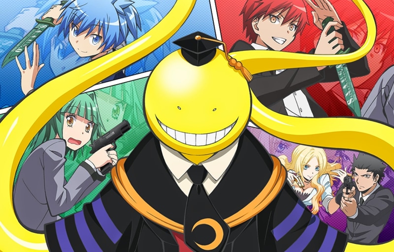 Kaede Kayano, Irina Jelavić, Nagisa Shiota, Koro-sensei, Tadaomi Karasuma, Karma Akabane, Assassination Classroom, 720P, Anime