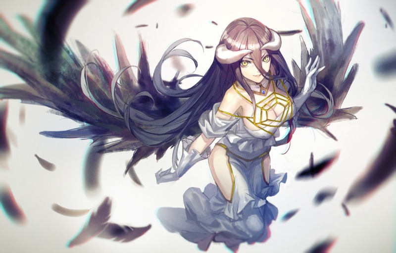 1080P, Overlord (anime), Albedo (OverLord)