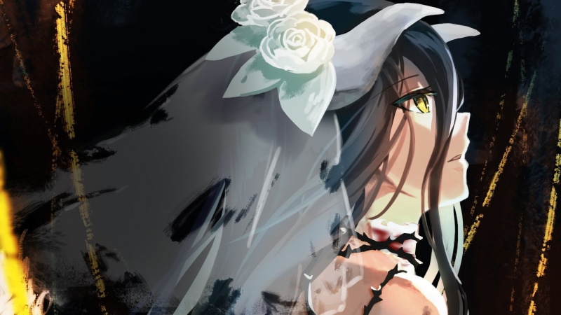 Overlord (Anime), Overlord, 1080P, Bride, Albedo (Overlord), Anime, Woman