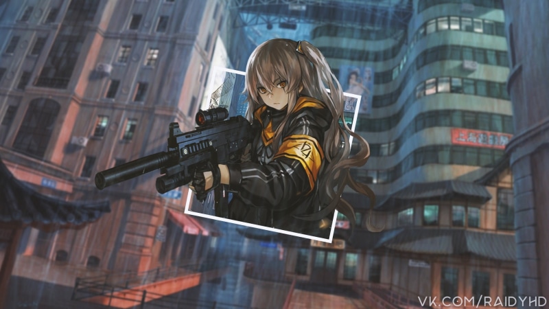 gun, anime girls, one person, building, government, reflection, office building exterior, built structure, lifestyles, outdoors, building exterior, low angle view