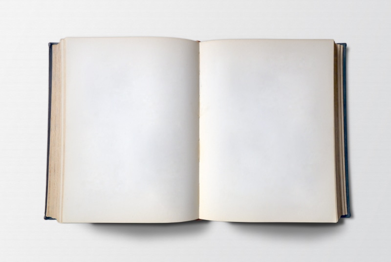 open, vintage, high angle view, design, white, old, paper, message, top, copy space, directly above, simplicity, page, old book, white background, studio shot