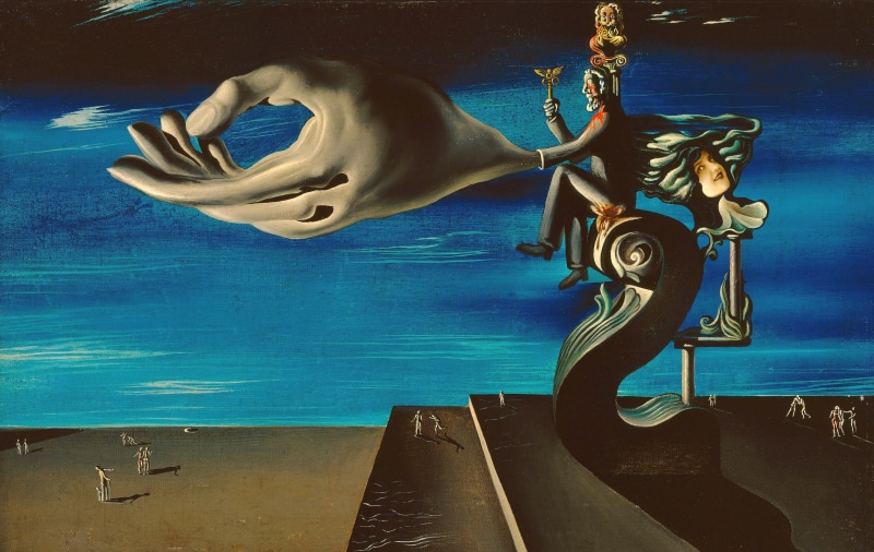 Salvador Dali, 2K, surrealism, picture, Remorse, Hand