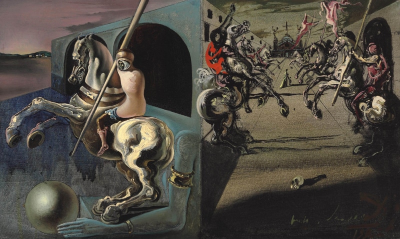 Salvador Dali, Parade Of The Knights, 2K, surrealism, picture